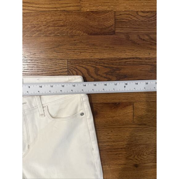 Abercrombie & Fitch Jeans Womens Cream 27/4R Harper Super Skinny Distressed - Picture 7 of 12